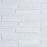Arthome Wallbrick Wallpaper 3d Modern - Putih