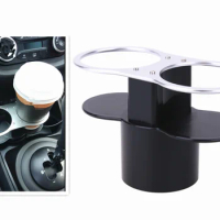 Double hole car accessories cup holder / beverage rack mounting for Mercedes Benz W211 W203 W204 W210 W124 AMG W202