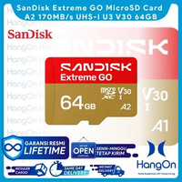 SanDisk Extreme GO MicroSD Memory Card A1 A2 UHS-I U3 V30 32GB / 64GB / 128GB / 256GB / 512GB / 1TB