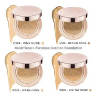 You NutriWear + Flawless Cushion Foundation 11gr - Alas Bedak WARM IVORY