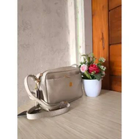 Tas Kulit Asli Papillon Bandung K3395 Elegan Gading