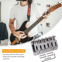 Metal Guitar Bridge Saddle Tailpiece for Fender Strat Tele Electric Guitar Accessory Musical Instruments Parts
