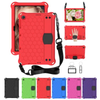 For Huawei Matepad T8 8inch M5 Lite 2020 for Huawei Matepad M6 8.4 2019 Handle Kickstand Kids EVA Case with Shoulder Strap