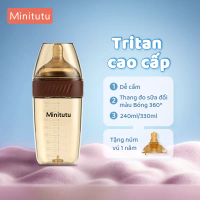 Minitutu Bình sữa cho trẻ sơ sinh Mintutu PPSU/Thủy tinh chống đầy hơi BPA free