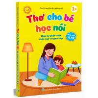Sách - Thơ Cho Bé Học Nói - Phát Triển IQ, EQ ( Bìa Cứng )