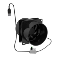 USB Adjustable Speed Solder Smoke Absorber ESD Fume Extractor Fan Pipe Duct Exhuast Fan with 1M Pipe Tub Ventilation Fan