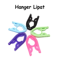 Hanger Baju Lipat Hanger Lipat Plastik Gantungan Baju