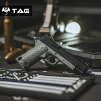 黑槍HEYGUN M1911手槍模型掛鏈飾塑料可拆解創意收藏鑰匙扣 全館免運