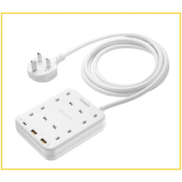 MOMAX 4位拖板 ONEPLUG 4 OUTLETS POWER STRIP WITH USB US3UKW