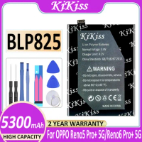 Battery BLP825 5300mAh For OPPO Reno 5/6 Pro+ reno6 pro+ reno5 pro+ 5G Bateria