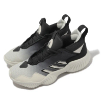 【adidas 愛迪達】籃球鞋 Court Vision 3 男鞋 黑 灰 抗扭 緩衝 支撐 運動鞋 愛迪達(H67756)