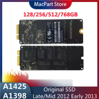 Original for Macbook Pro Retina 13" A1425 15" A1398 Blade SSD Solid State Drive 128GB 256GB 512GB 768GB Late/Mid 2012 Early 2013