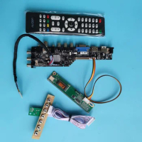 DVB-T2/T DVB-C 3663 TV Monitor Kit for LTN150XB-L01 LTN150XB-L02 L03 LCD LED Screen HDMI+VGA+USB+TV Controller Board Driver
