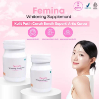 FEMINA WHITENING PEMUTIH BADAN DAN MENCERAHKAN BADAN/WAJAH - KAPSUL PEMUTIH BADAN ORIGINAL