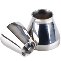 19 25 32 38 45 51 57 63 76 89 102 108mm Butt Welding Reudcer SUS 316L 304 Stainless Steel Sanitary Pipe Fitting Homebrew
