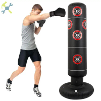 1.6m Inflatable Free Standing Punching Bag Boxing Bag ผู ้ ใหญ ่ วัยรุ ่ นฟิตเนส Boxing Target SHOPT