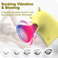 Sucking Vibrators Licking Clitoris Vibrator Double Stimulation Nipples Clit Sucker Tongue Blowjob Cunnilingus Sex Toys For Women