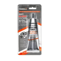VISBELLA High Temp Grey RTV Silicone Gasket Maker – Lem Silikon Abu-Abu Tahan Panas
