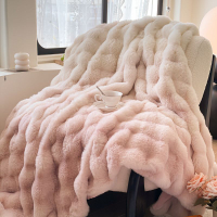 兔毛絨被套單件冬季牛奶絨被罩加厚珊瑚絨雙面法蘭絨床上毛毯兩用
