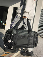 旅行袋 短途旅行包男手提行李包大容量出差旅行袋子運動健身包斜背包潮牌【林之舍】