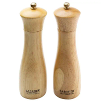 《Sabatier》木質陶刀研磨罐2入(18cm) | 調味瓶