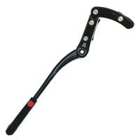 Aluminum Alloy Rear Kickstand Length Adjustable Bracket for 24 26 27.5 28 29 Inch Bicycles Mountain Bikes