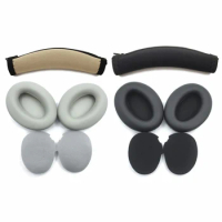Comfortable Ear Pads Compatible for Sony WH 1000XM3 Headphones Round Cup Ear Pads Headband Protector Headphone Replacement