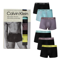 【Calvin Klein 凱文克萊】CK超細纖維合身低腰短版男內褲/四角男內褲 3件組(CK內褲-多款任選)