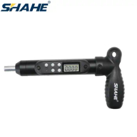 Shahe Digital Torque Screwdriver with 10 Bits Adjustable Screwdriver Torque Wrench Set with Buzzer &amp; LCD Indicator Hand Tools