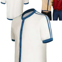 Coby Cosplay Fantasia White Tops Live Action TV One Cosplay Piece Costume Adult Men Fantasy Halloween Carnival Party Clothes