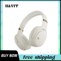 Havit H630bt Wireless Bluetooth Headset Tws Earbuds Over-Ear 55h Playtime Foldable Portable Noise Reduction Man Music Earphones