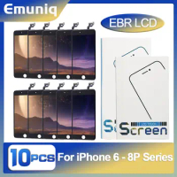 10 Pcs EBR for iPhone 8 Plus 7 6S 6 LCD Display Touch Digitizer Assembly Screen Replacement for iPhone 7 Plus LCD Screen