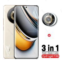 3in1 Front Back Hydrogel Film&amp; Camera Glass For Realme 11 Pro+ Realme11 Pro Plus Realme11Pro Ralme 11Pro 5G HD Screen Protector