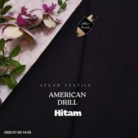 [0.5 METER] Kain American Drill - Bahan Seragam Kantor Kerja Sekolah High Quality Full Mercerized & 