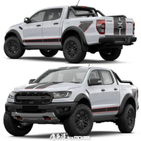 Car sticker FOR Ford Ranger Raptor X body hood customized fashionable sports decal accessories