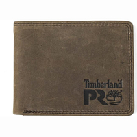 Timberland- Pro雙折皮夾(棕色)