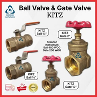 Ball Valve & Gate Valve KITZ Kuningan - Stop Kran Kuningan - Keran Katup Kuningan Gatevalve 2" KITZ