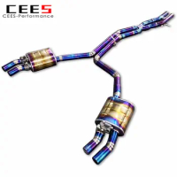 CEES Catback Exhaust For AUDI A8 C8 3.0T 2018-2022 Tuning Valve Muffler Performance Exhaust System Automobile Parts