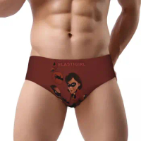 Custom The Incredibles Elastigirl Men's Briefs Panties Men Breathable Underwear Underpants