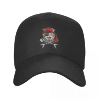 Fashion Unisex cat pirate Jolly Roger skull baseball cap adult adjustable dad hat for Men Women outdoor snapback caps