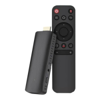 Plastic TV Stick Android TV HDR Set Top OS 4K BT5.0 Wifi 6 2.4/5.8G Android 10 Smart Sticks Android Media Player