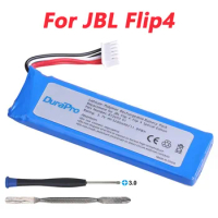 DuraPro Battery Bateria for JBL Flip4 Bluetooth Speaker,Flip 4 Special Edition 3.7V 3200mAh GSP872693 01 with free screwdriver