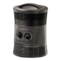 Honeywell 360° Surround Fan Forced Heater, HHF360G- Slate Gray ROOM HEATER