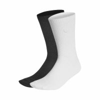 【adidas 愛迪達】襪子 Original 白 黑 長襪 中筒襪 刺繡 白襪 愛迪達(IC8699)