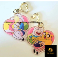 Adventure Time + Fionna and Cake Keychains