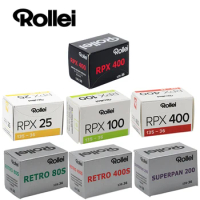 20 Rolls 135 35mm Rollei RPX 100 RPX 25 RPX 400 Rollei SUPERPAN 200 Rollei Retro 80S Retro 400S B&amp;W Negative Film（36 Exp/Roll）