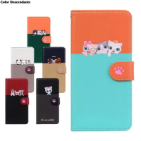 Cute Cartoon Pets Phone Case for Google Pixel 8 8 Pro Pixel 7 7 Pro 7a google pixel 6 6 pro 6a 4a 3a Card Pocket Wallet Cover