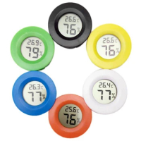 -50~ +70°C Mini Round LCD Digital Thermometer Hygrometer Fridge Freezer Tester Temperature Tester Se