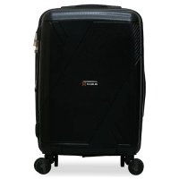 Hamlin Carlton Koper Unisex Size 20 Inch Suitcase Large Compartment Material Fiber ABS ORIGINAL - Bl