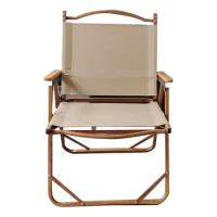 Factory Direct New Kermit Chair Portable Beach Fishing Camping Wood Folding Chair Outdoor Furniture
